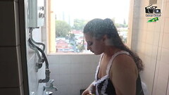 Um pouco do que aconteceu na grava&ccedil_&atilde_o da cena da empregada safada que ataca o patr&atilde_o. Thumb