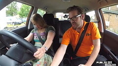 Euro student publicly fucked in driving lesson Thumb