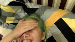 POV Asian Sucks and Loves CUM on Her Face Thumb