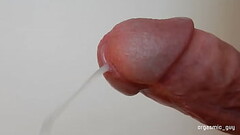 Extreme close up cock orgasm and ejaculation cumshot Thumb