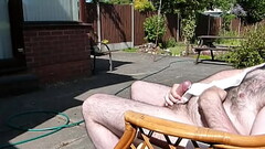 Was Sunbathing Felt Like A Wank Cum On Tissue Thumb