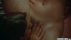 Lesbian girlfriends oral under shower Thumb