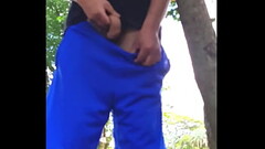 Swinging my flaccid thick cock in public Thumb