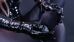 Hot pantyhose feet teasing by Arya Grander Thumb