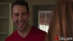 Giggling On The Bed With Stepsis -  Sami White Thumb